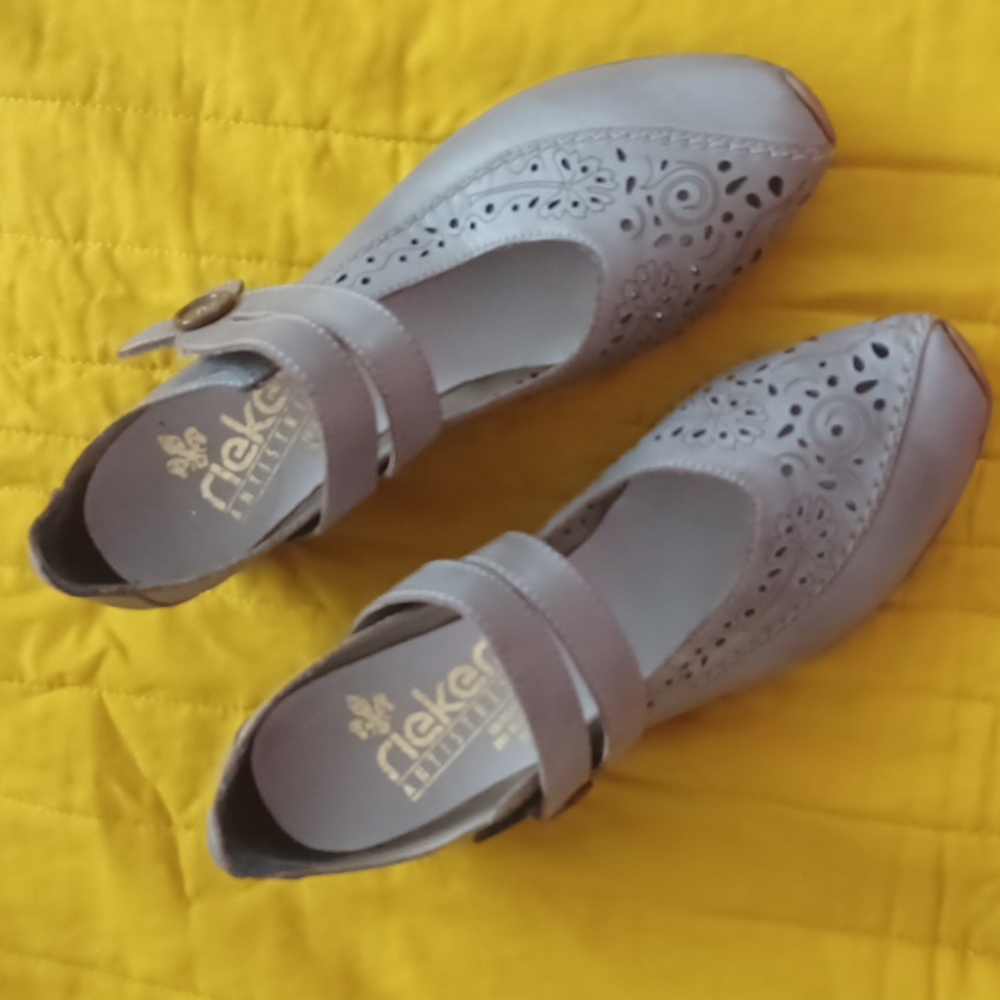 Rieker Mary Jane Style Shoes Sz 39
